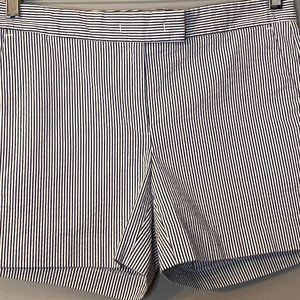 NWOT Ann Taylor Devin City Short - Seersucker Blue | Size 2